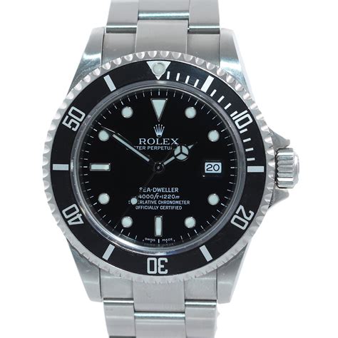 rolex seadweller 16600 steel 2005 f|Rolex Sea-Dweller 16600 price.